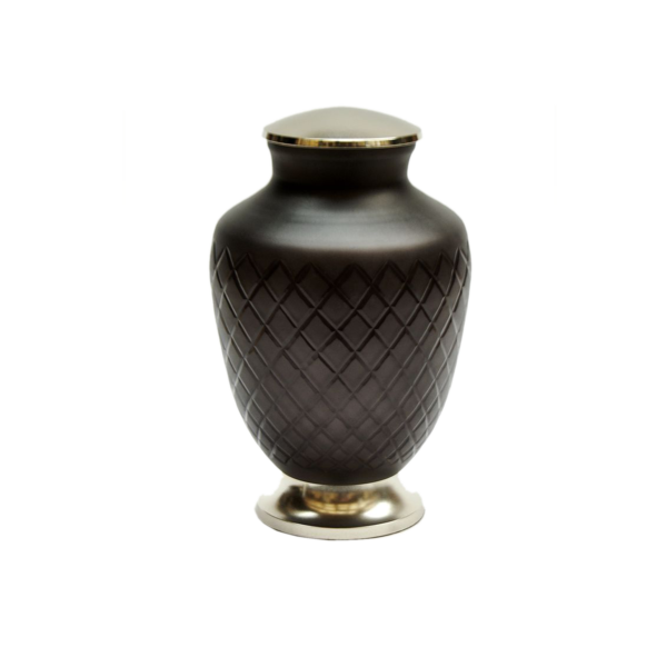 Beautiful Leather Cremation Urn for Male and Female Human Ashes - Image 2