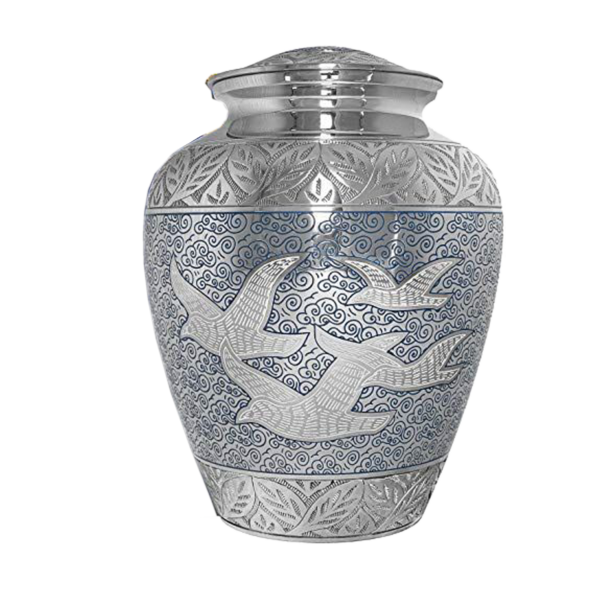 Lovely Eagle Engraved Cremation Urn for Male and Female Human Ashes Funeral Urn - Image 2