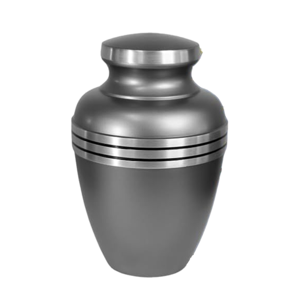 Lovely Three Band Slate Cremation Urn for Male and Female Human Ashes Funeral Urn - Image 2