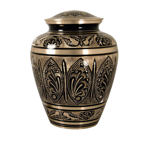 Beautiful Full Engraved Cremation Urn for Male and Female Human Ashes Funeral Urn - Image 2