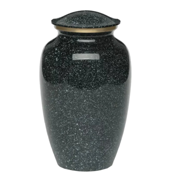 Beautiful Green Color With White Spot Cremation Urn for Male and Female Human Ashes Funeral Urn - Image 2