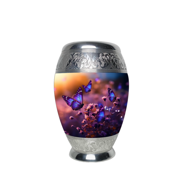 Lovely Multiple Butterfly Cremation Urn for Adult Male and Female Human Ashes Funeral Urn - Image 2