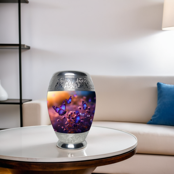 Lovely Multiple Butterfly Cremation Urn for Adult Male and Female Human Ashes Funeral Urn