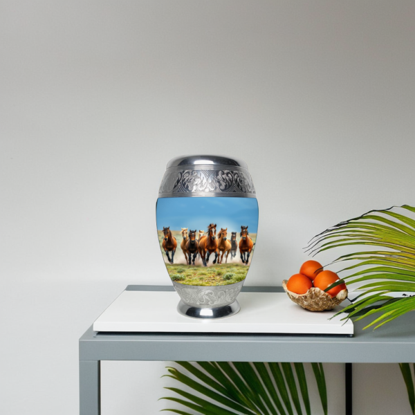 Lovely Horse Cremation Urn for Adult Male and Female Human Ashes Funeral Urn