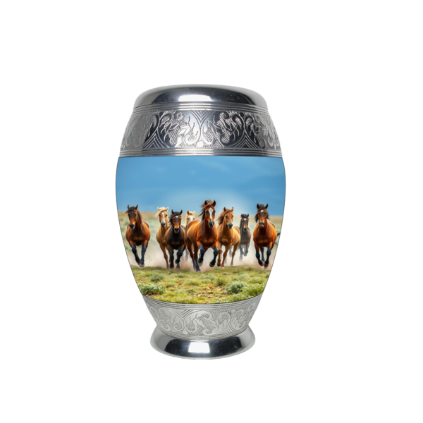 Lovely Horse Cremation Urn for Adult Male and Female Human Ashes Funeral Urn - Image 2